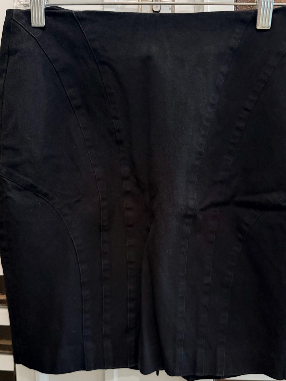 Banana Republic Black A-Line Panel Skirt